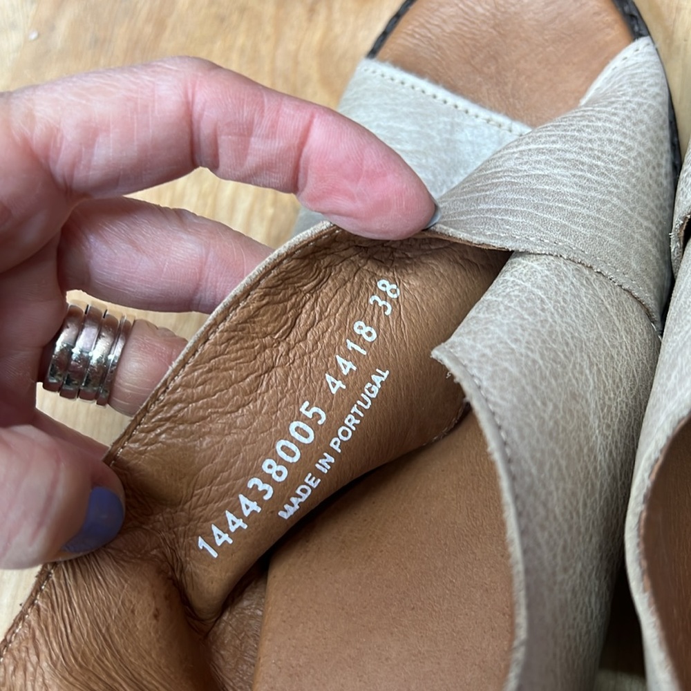 Fly London Silver and Brown Sandals - Picture 8 of 10
